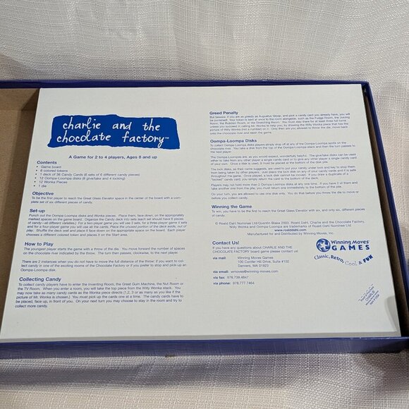 Roald Dahl Charlie and the Chocolate Factory board game 2003 edition - Picture 3 of 4